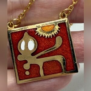 Vintage de Passille Sylvestre Modernist Pendant